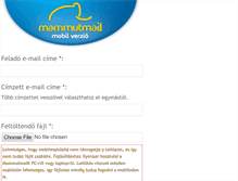 Tablet Screenshot of mammutmail.com